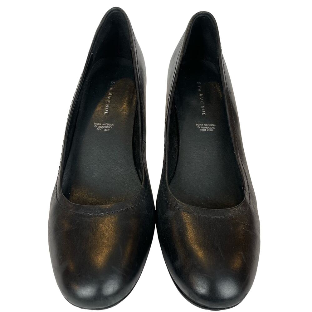Women’s Black 5th Avenue Heeled Shoe Size 8